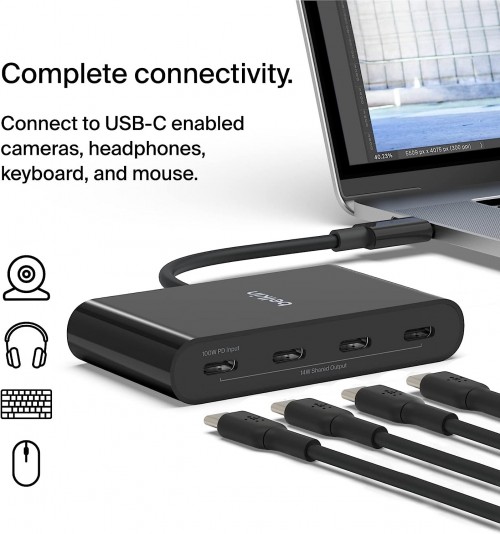 Belkin Connect USB-C to 4-Port USB-C Hub
