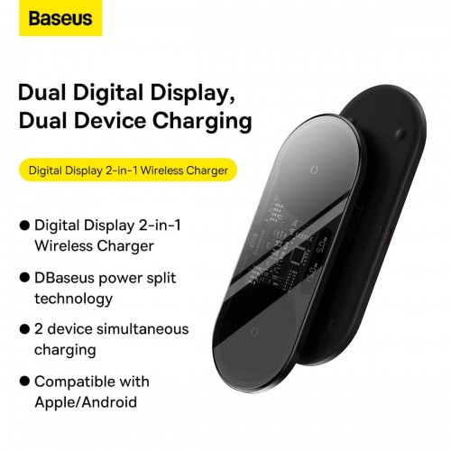 BASEUS Digital LED Display 2in1 20W