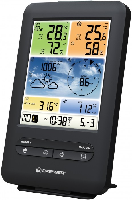 BRESSER Wi-Fi Colour Weather Station