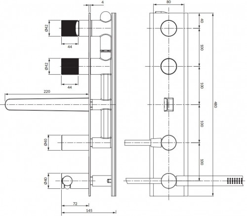 Omnires Contour CT8037/1CR