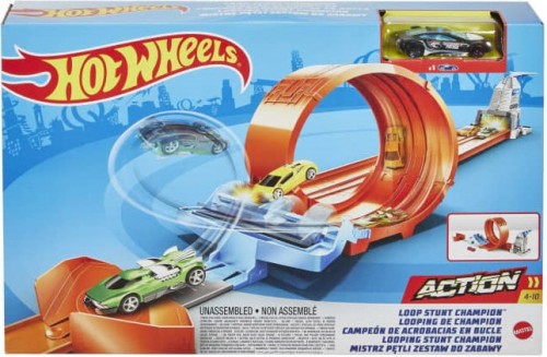 Hot Wheels Loop Stunt Champion Track Set GTV13