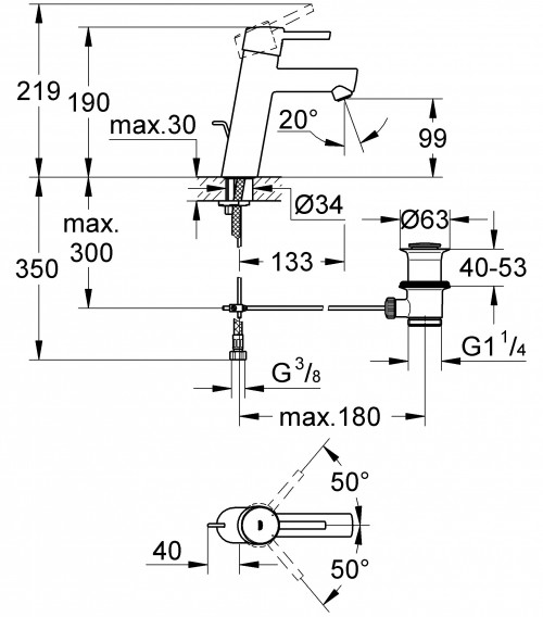 Grohe Grohtherm 1000 346313