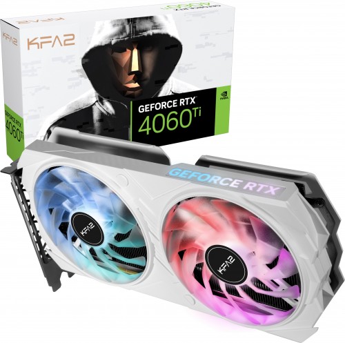 KFA2 GeForce RTX 4060 Ti 8GB EX White 1-Click OC