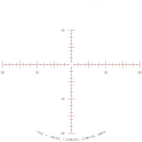 Trijicon Tenmile HX 5-25x50 MOA Center Dot