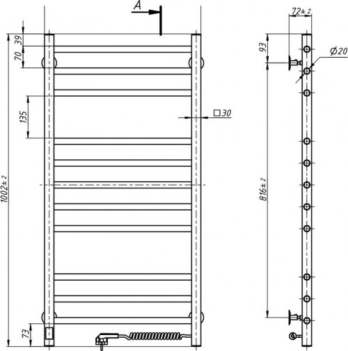 Navin Klasik Kvadro E Sensor R 500x1000 12-116053-5010