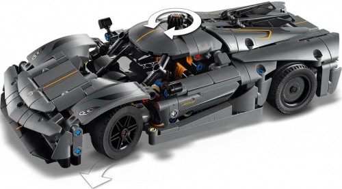 Lego Koenigsegg Jesko Absolut Grey Hypercar 42173