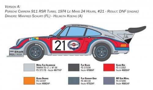 ITALERI Porsche Carrera RSR Turbo (1:24)