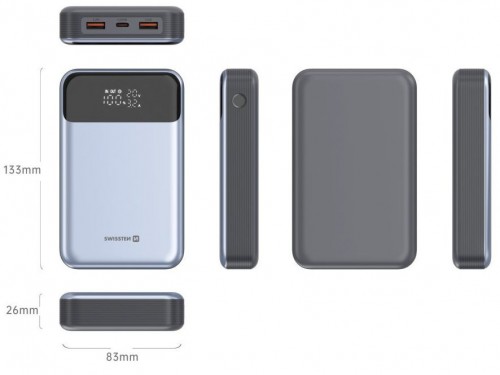 Swissten Powerbank 20000 100W