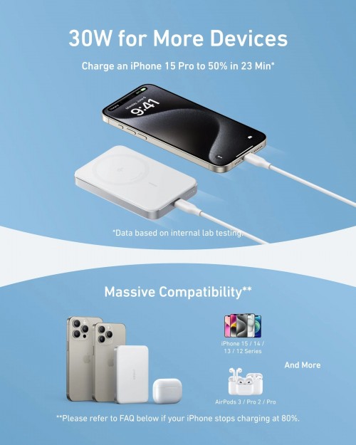 ANKER MagGo Power Bank 10K Slim