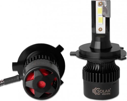 Solar LED H4 6500K 5000Lm 50W 2pcs