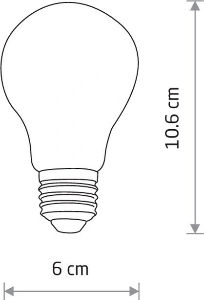 Nowodvorski Filament A60 7W 3000K E27