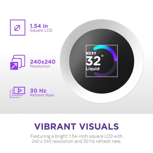 NZXT Kraken Plus 240 RGB White