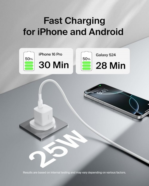 Belkin BoostCharge USB-C Wall Charger 25W