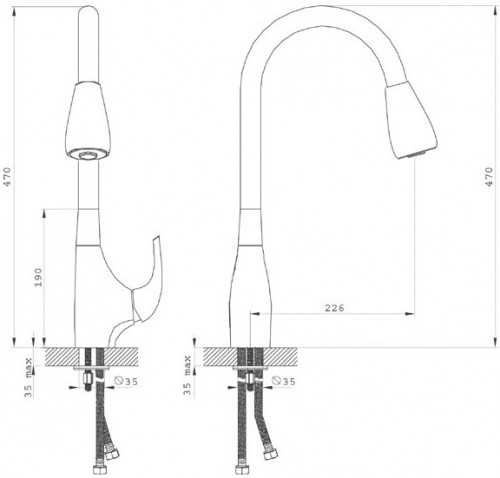 Чертеж с размерами