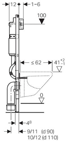 Geberit Duofix H112