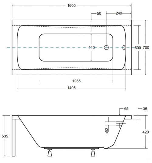 Besco Optima 160x70