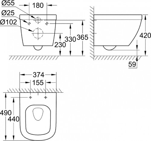 Grohe Euro Ceramic 39206