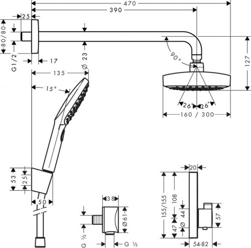 Hansgrohe Raindance Select E 27296