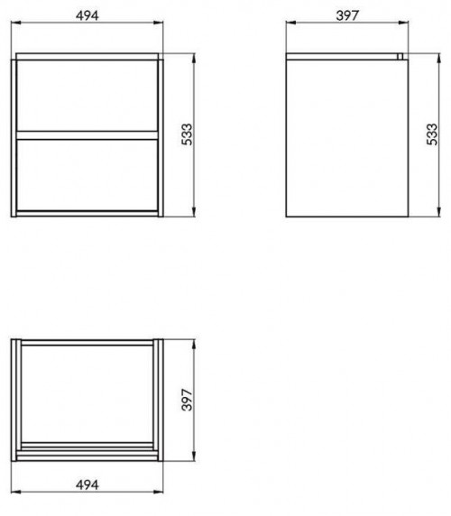 Cersanit Crea 50 stand