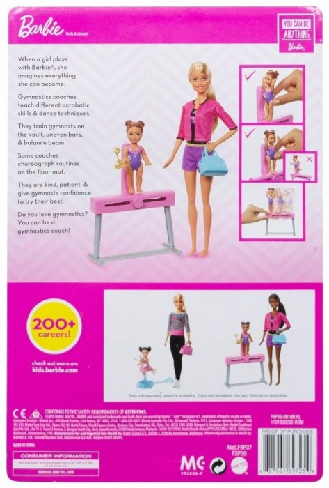 Barbie Gymnastics Coach FXP39