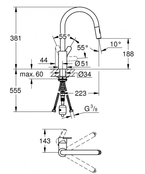 Grohe Eurostyle Cosmopolitan New 31482