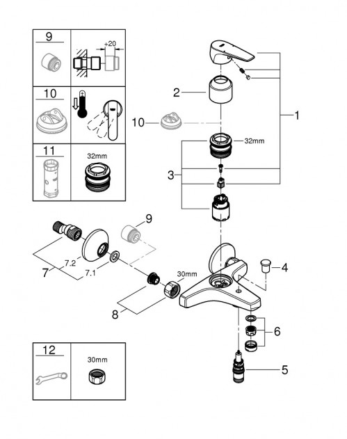 Grohe BauFlow 23601