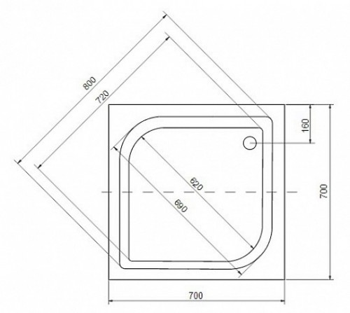 Besco Ares 70x70