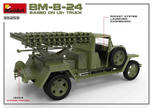 MiniArt BM-8-24 Bassed on 1.5 Truck (1:35)