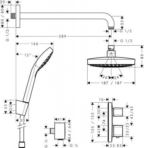 Hansgrohe Croma Select E 27294