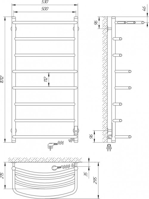 LARIS Euroflesh Shelf E R 500x1000