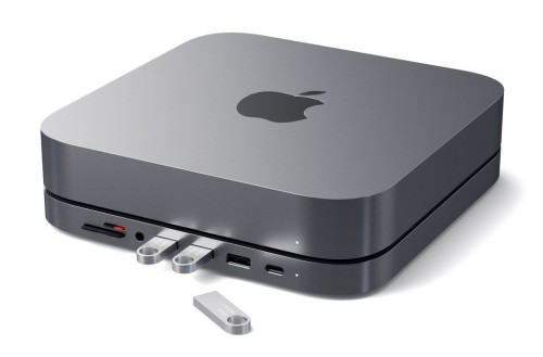 Satechi Type-C Aluminium Stand & Hub for Mac Mini