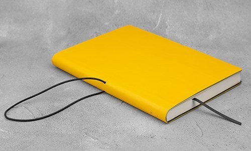 Ciak Dots Notebook Large Yellow