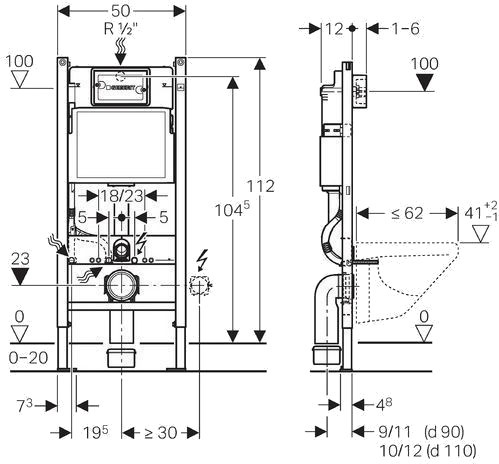 Geberit Duofix 458.161.46.1 WC