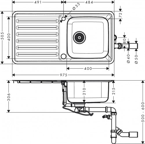 Hansgrohe S41 S4113-F400 43338