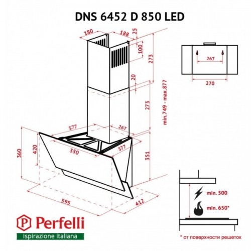 Perfelli DNS 6452 D 850 BL LED