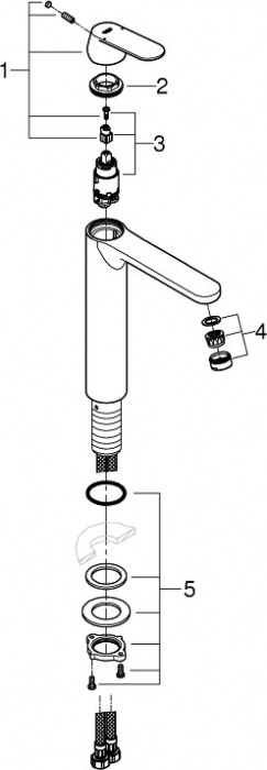 Grohe Eurosmart Cosmopolitan 23921000