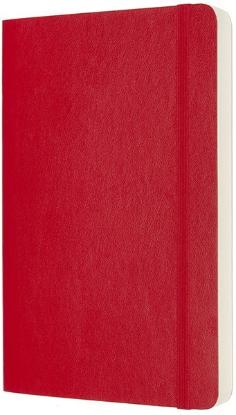 Moleskine Plain Notebook Expanded Soft Red