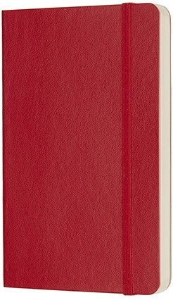 Moleskine Plain Notebook Pocket Soft Red