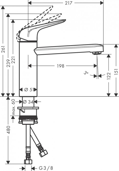 Hansgrohe Focus M42 71864000