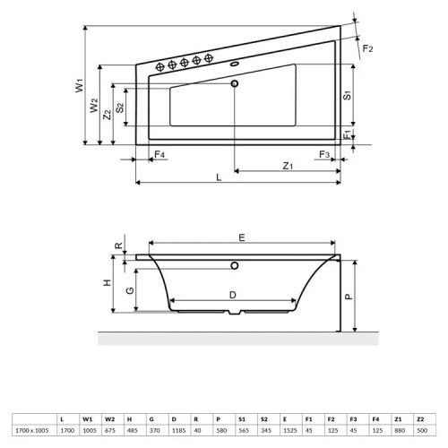 Excellent Sfera 170x100