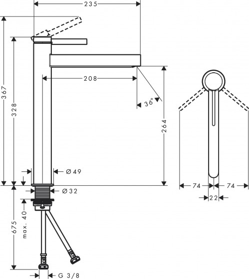 Hansgrohe Finoris 76070000