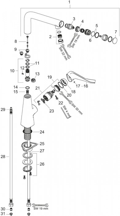 Hansgrohe Metris Select M71 14785000