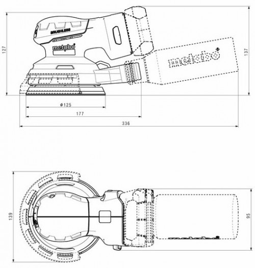 Metabo PowerMaxx SXA 12-125 BL