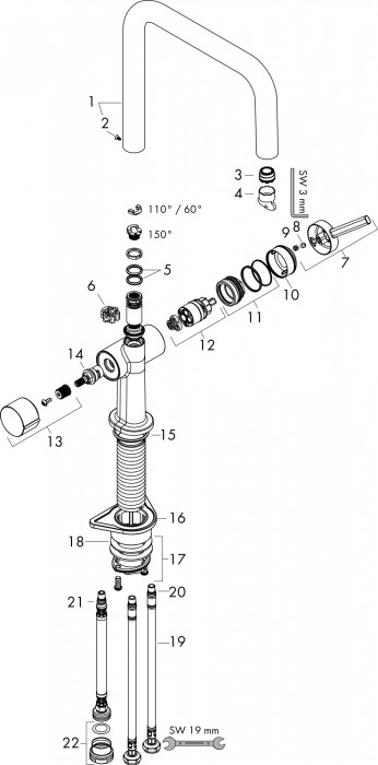 Hansgrohe Talis M54 72807000