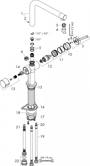 Hansgrohe Talis M54 72827000