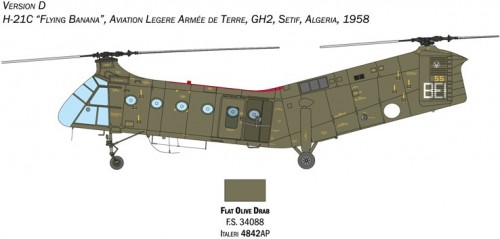 ITALERI H-21C Flying Banana GunShip (1:48)