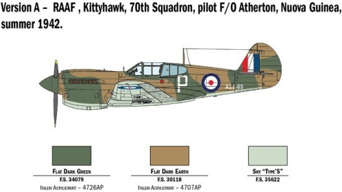 ITALERI P-40 E/K Kittyhawk (1:48)