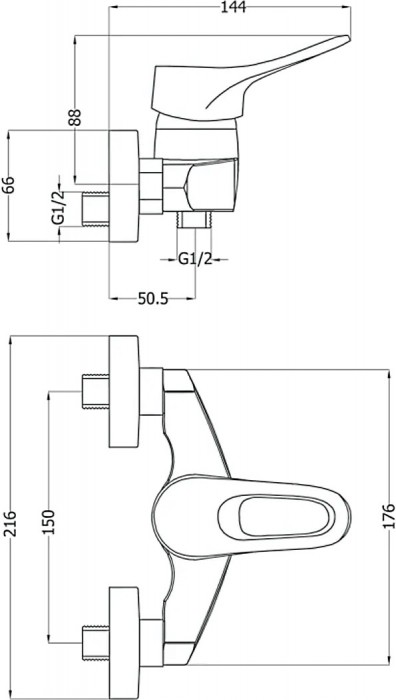 Deante Vero BOW 040M