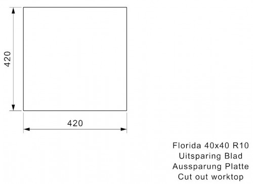 Reginox Florida 40x40 R26274