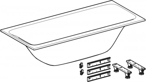 Geberit Tawa Slim rim Duo 170x75 554.123.01.1